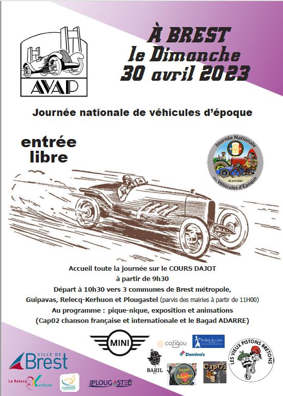 JOURNEE NATIONALE DES VEHICULES D’EPOQUE